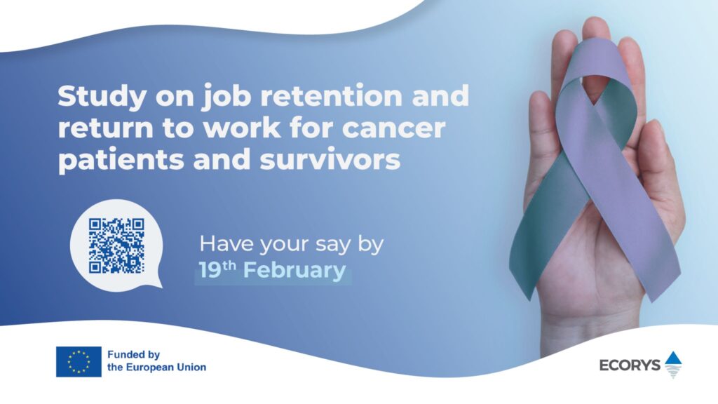 Study on job retention and return to work for cancer patients and survivors - Image