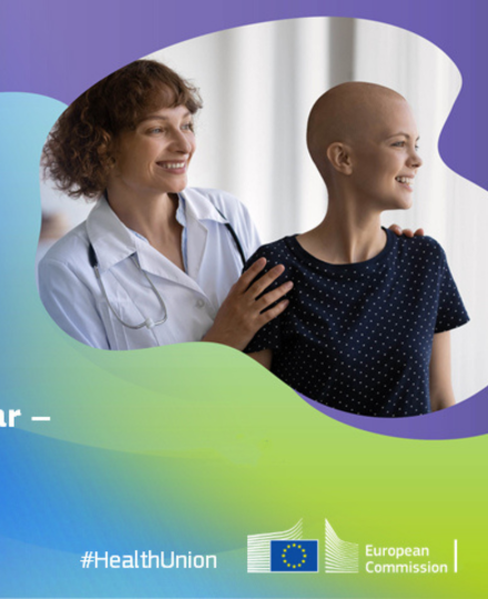 Banner EU Cancer Mission - First project cluster policy webinar: Understanding Cancer
