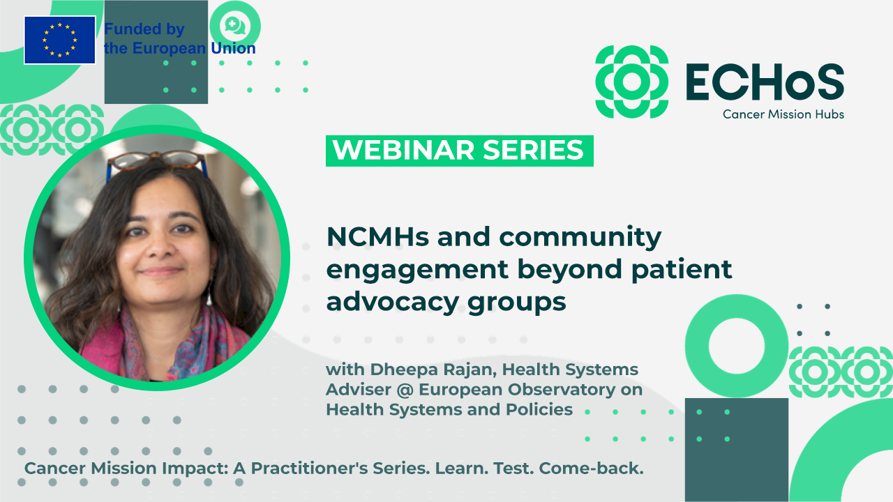 NCMHs and Community Engagement Beyond Patient Advocacy Groups