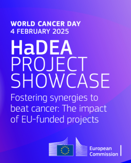 Image - World Cancer Day 2025: HaDEA PROJECT SHOWCASE 'Fostering synergies to beat cancer: The impact of EU-funded projects'